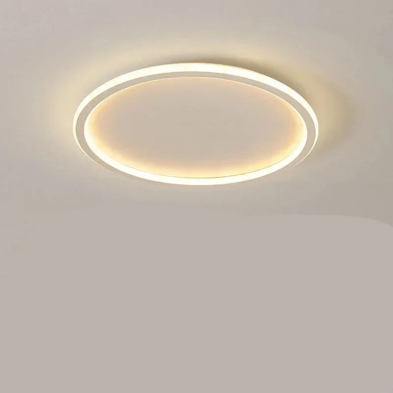 Moderne Runde LED-Deckenleuchte im Skandinavischen Stil für Wohnzimmer – Gleichmäßige Beleuchtung, 20-60 cm Durchmesser
