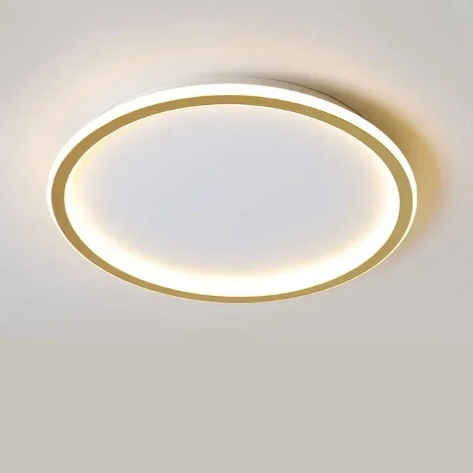 Moderne Runde LED-Deckenleuchte im Skandinavischen Stil für Wohnzimmer – Gleichmäßige Beleuchtung, 20-60 cm Durchmesser