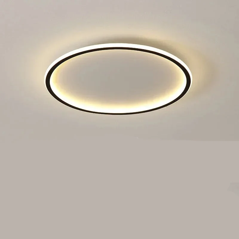 Moderne Runde LED-Deckenleuchte im Skandinavischen Stil für Wohnzimmer – Gleichmäßige Beleuchtung, 20-60 cm Durchmesser