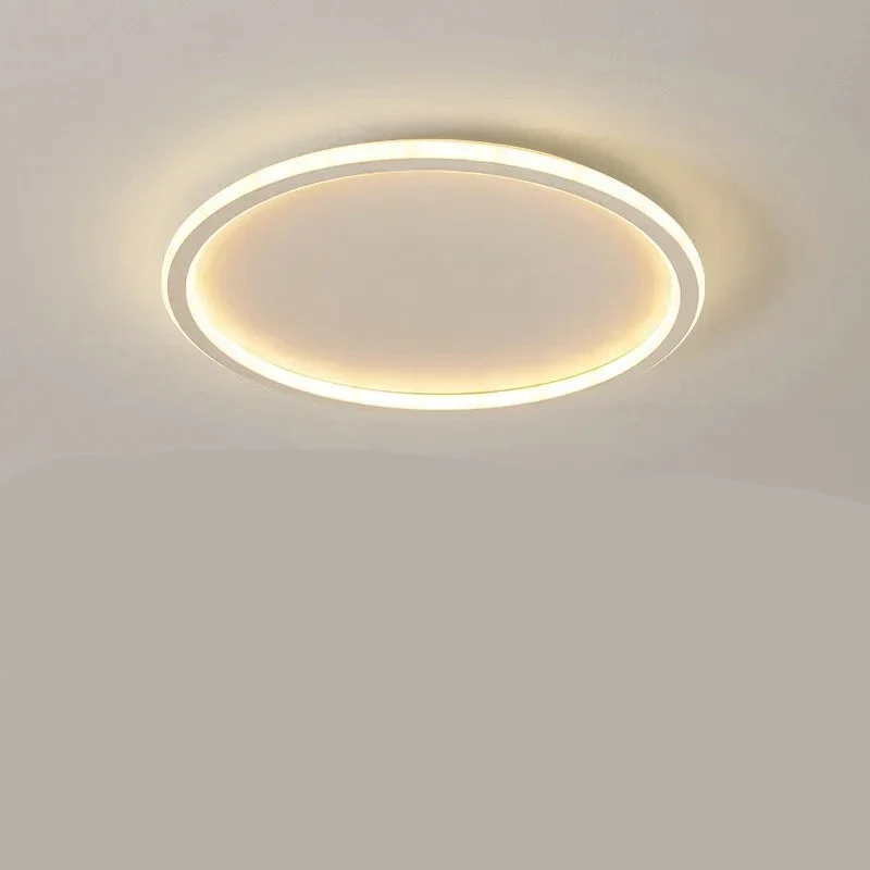 Moderne Runde LED-Deckenleuchte im Skandinavischen Stil für Wohnzimmer – Gleichmäßige Beleuchtung, 20-60 cm Durchmesser