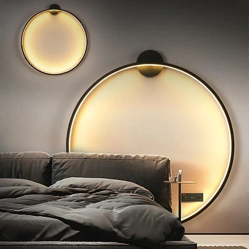 Minimalistische runde Wandleuchte Indoor – LED Wandlampe für stilvolles Wohnen