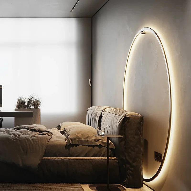 Minimalistische runde Wandleuchte Indoor – LED Wandlampe für stilvolles Wohnen