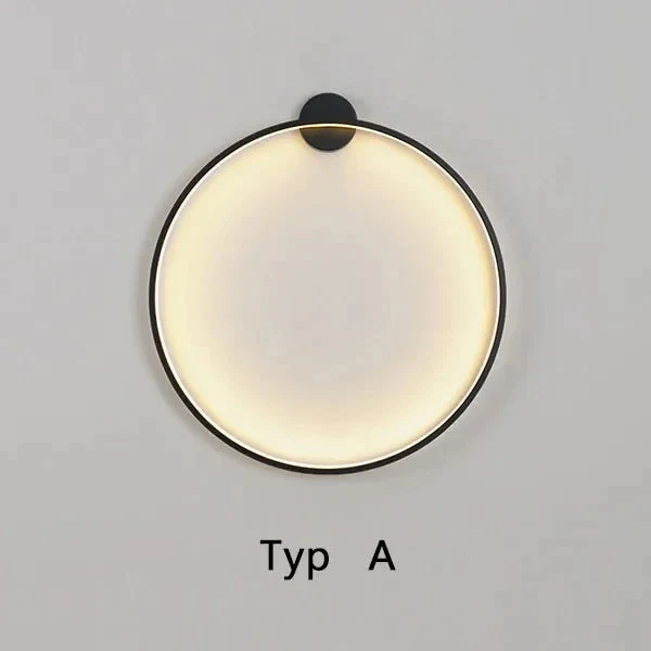 Minimalistische runde Wandleuchte Indoor – LED Wandlampe für stilvolles Wohnen