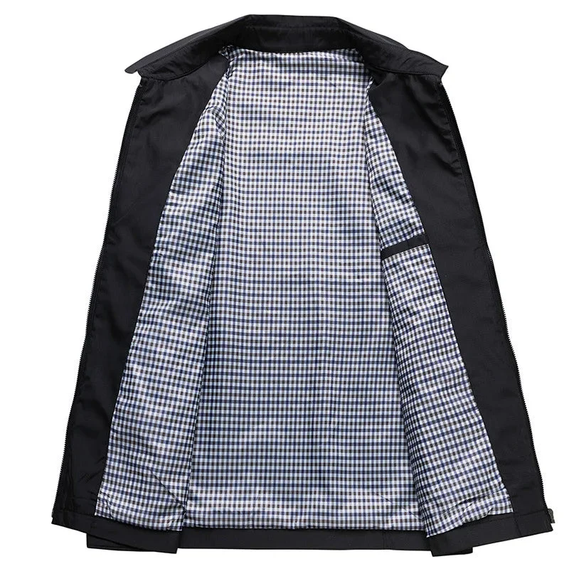 Wasserabweisende Herrenjacke mit Taschen – ideal für Outdoor und Alltag