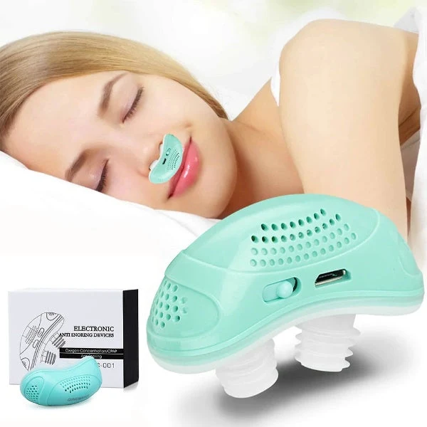 Mikro CPAP Schlafapnoe Maschine ohne Schläuche – Tragbare Anti-Schnarchen Lösung für Reisen, Flüsterleise und Kompakt