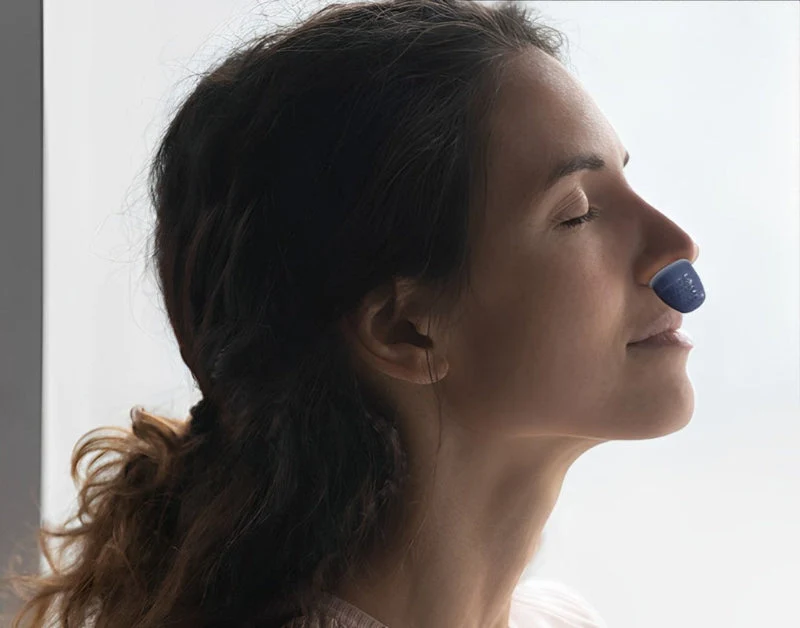 Mikro CPAP Schlafapnoe Maschine ohne Schläuche – Tragbare Anti-Schnarchen Lösung für Reisen, Flüsterleise und Kompakt