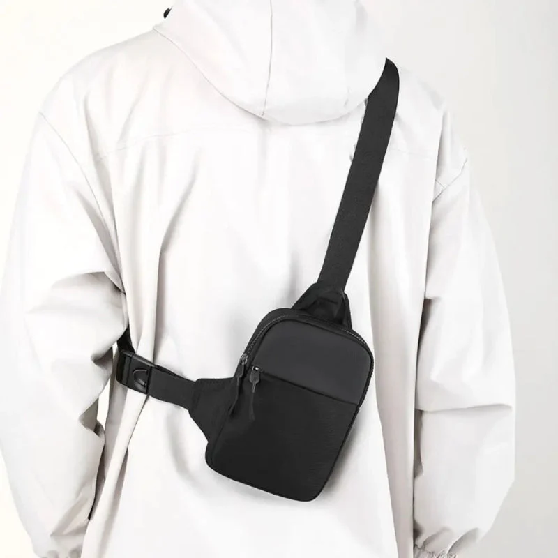 Wasserabweisende Canvas-Umhängetasche – Praktische Crossbody-Tasche für Herren zum Reisen und Wandern, kompakt und mit verstellbarem Tragegurt