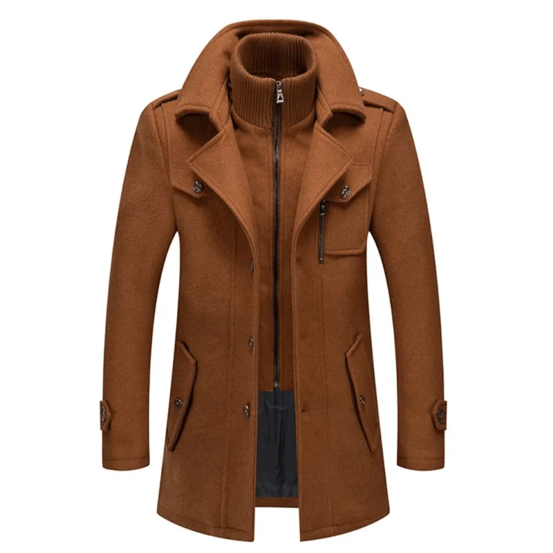 Zweiteilige Herren-Winterjacke mit isolierender Innenjacke – wasserabweisend, stylisch und warm