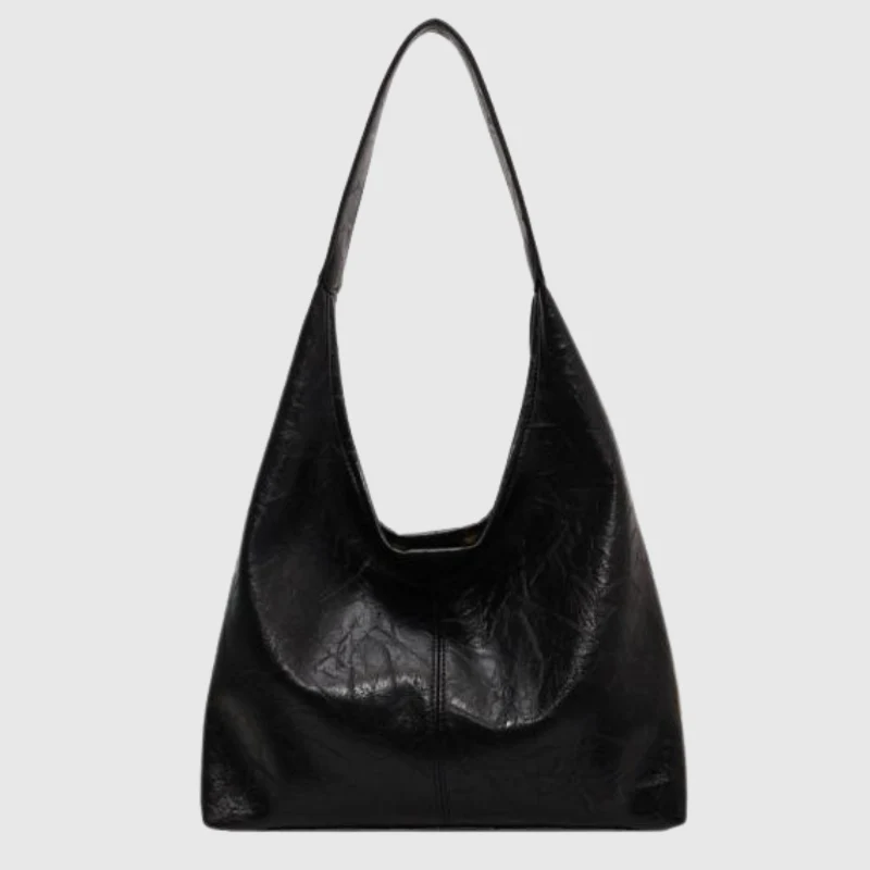 Halbrunde Umhängetasche Damen aus Kunstleder im Vintage-Look – Geräumige Crossbody Bag für Alltag und Ausgehen
