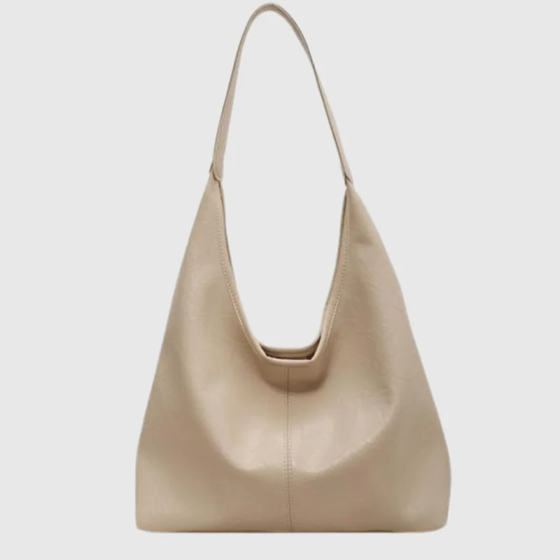 Halbrunde Umhängetasche Damen aus Kunstleder im Vintage-Look – Geräumige Crossbody Bag für Alltag und Ausgehen