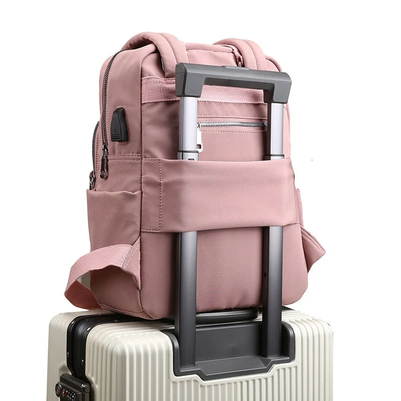 Wasserabweisender Laptop-Rucksack mit USB-Anschluss – multifunktional und geräumig für Damen und Herren