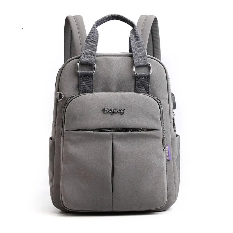 Wasserabweisender Laptop-Rucksack mit USB-Anschluss – multifunktional und geräumig für Damen und Herren