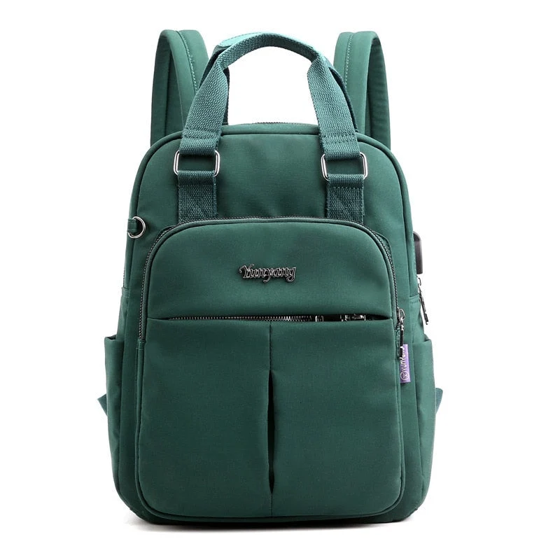 Wasserabweisender Laptop-Rucksack mit USB-Anschluss – multifunktional und geräumig für Damen und Herren