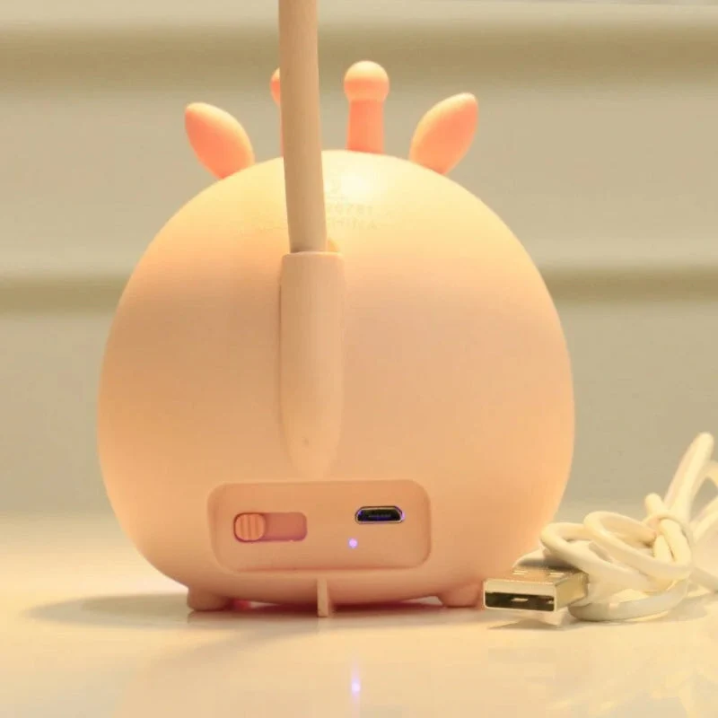 Leselampe für Kinder und USB-Ladefunktion – Tragbares, farbenfrohes Nachtlicht für sicheres Lesen und Lernen