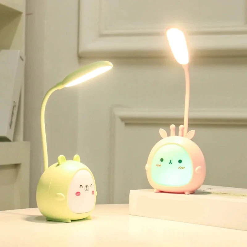Leselampe für Kinder und USB-Ladefunktion – Tragbares, farbenfrohes Nachtlicht für sicheres Lesen und Lernen