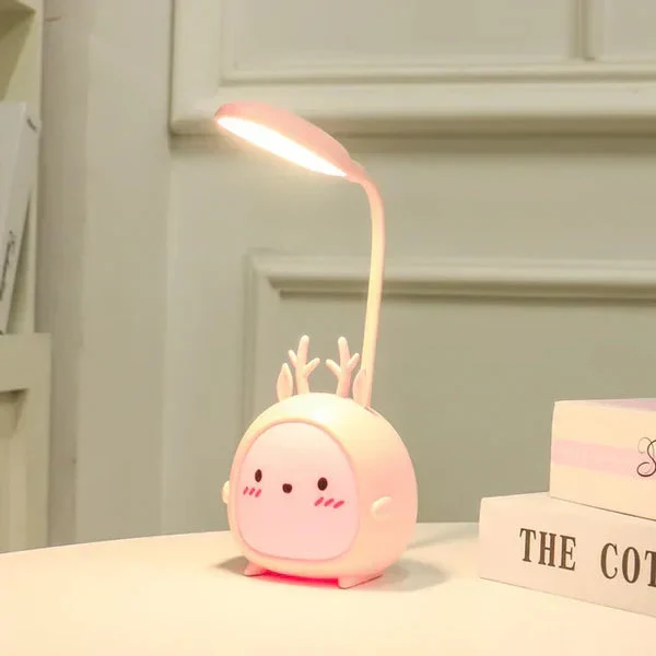 Leselampe für Kinder und USB-Ladefunktion – Tragbares, farbenfrohes Nachtlicht für sicheres Lesen und Lernen