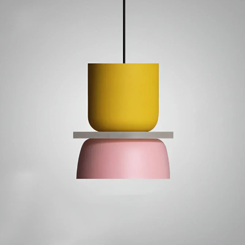 Bunte Glas-LED-Pendelleuchte für Esstisch und Wohnzimmer – Modernes Design, energieeffizient