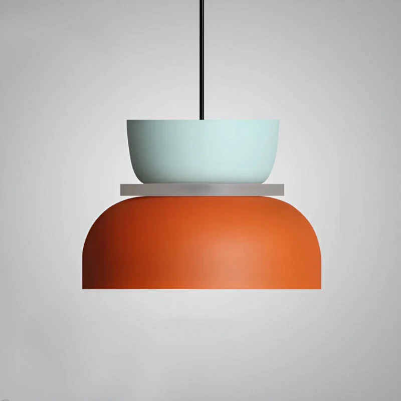 Bunte Glas-LED-Pendelleuchte für Esstisch und Wohnzimmer – Modernes Design, energieeffizient