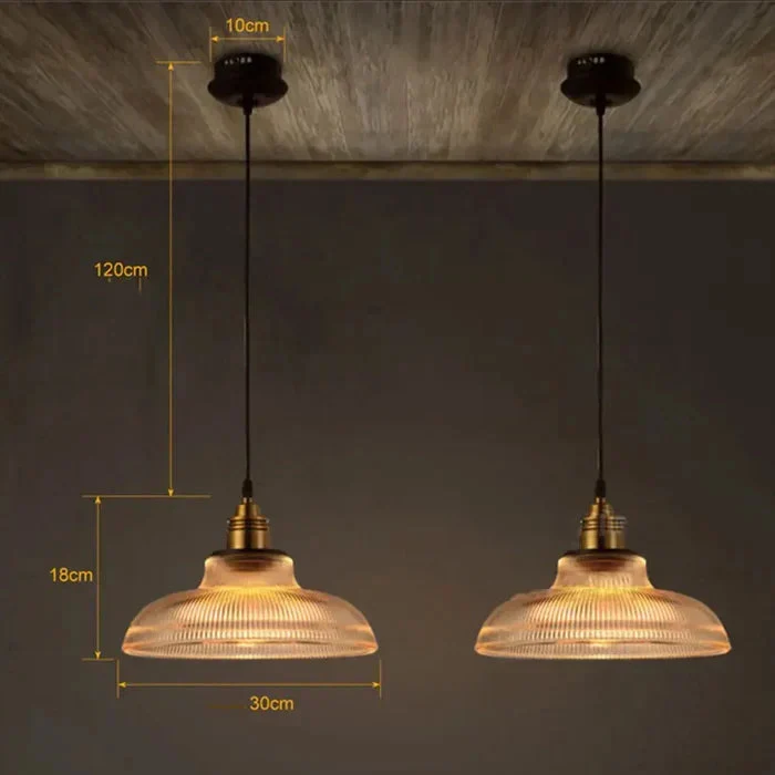Glas-Pendelleuchte – Elegante Pendelleuchte für Esszimmer und stilvolle Innenräume