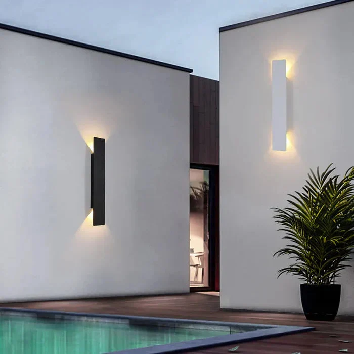LED Außenwandleuchte aus Aluminium – stilvolle langlebige Beleuchtung für Garten und Terrasse