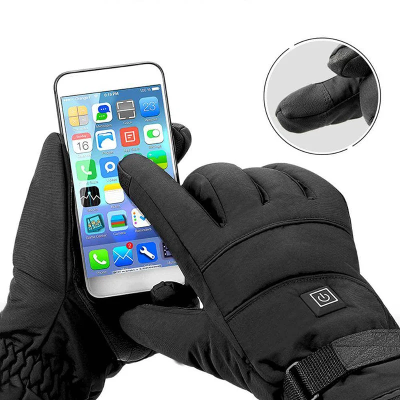 Elektrische Heizhandschuhe mit Touchscreen – 3 Heizstufen, schnelle Wärme für Outdoor-Aktivitäten