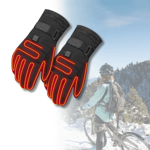 Elektrische Heizhandschuhe mit Touchscreen – 3 Heizstufen, schnelle Wärme für Outdoor-Aktivitäten