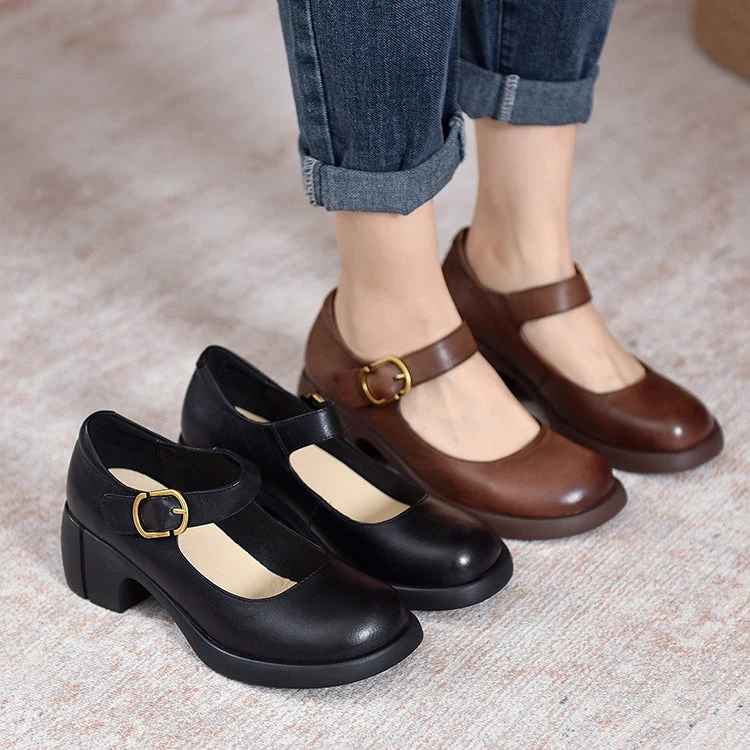Mila® | Agnes Leder Mary Janes