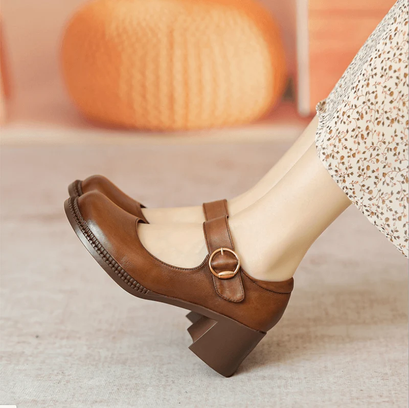 Mila® | Agnes Leder Mary Janes