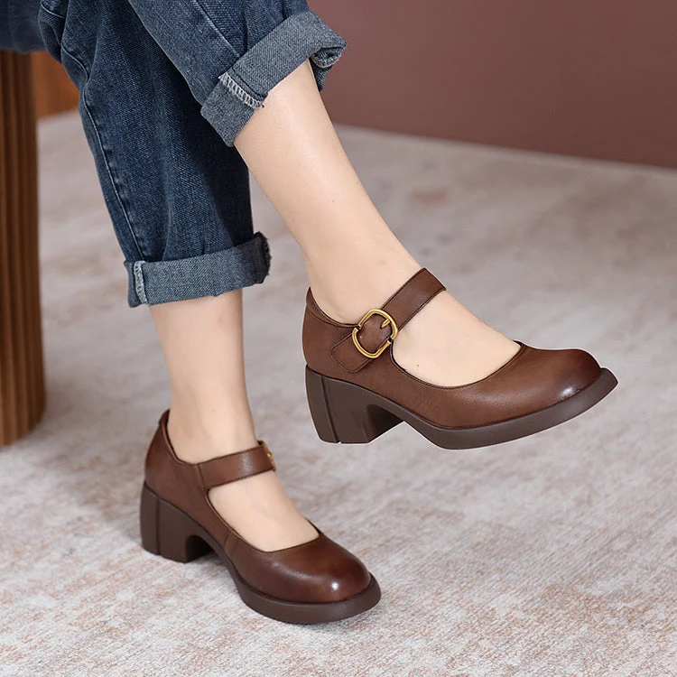 Mila® | Agnes Leder Mary Janes