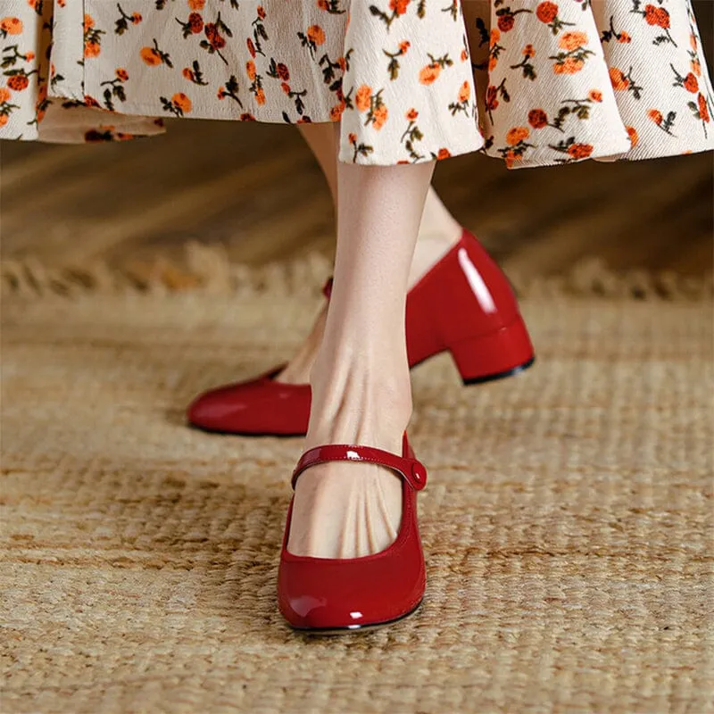 Adele® | Livy Leder Mary Janes