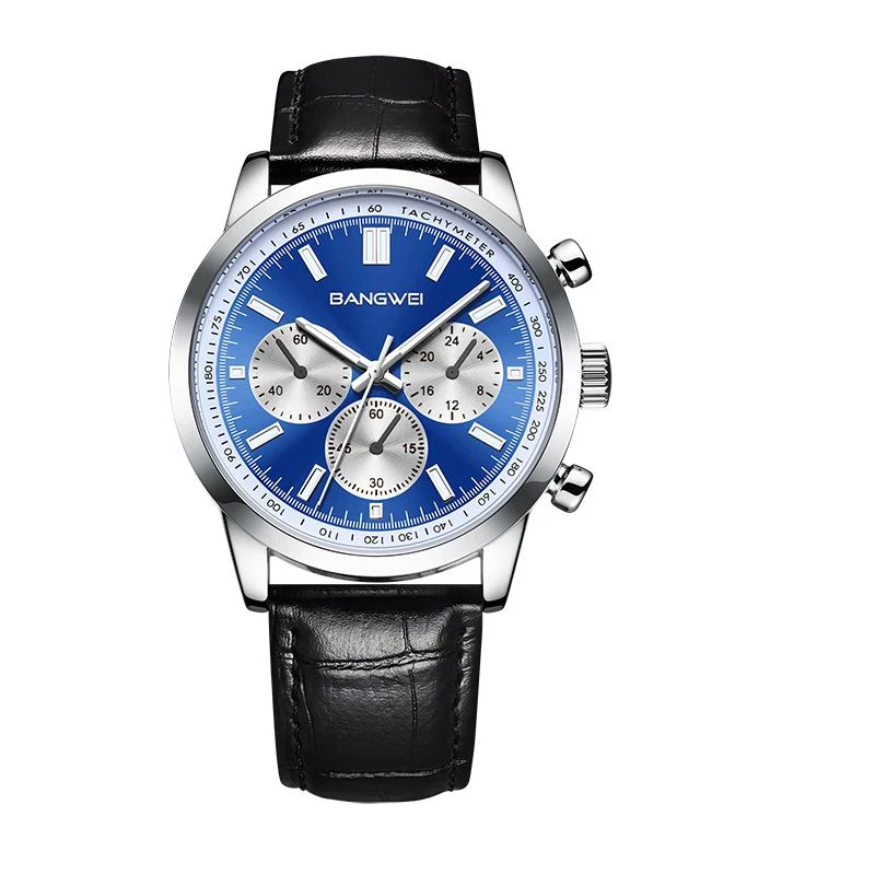 Alfred® | Militär Sport Casual Leder Quarz Uhr