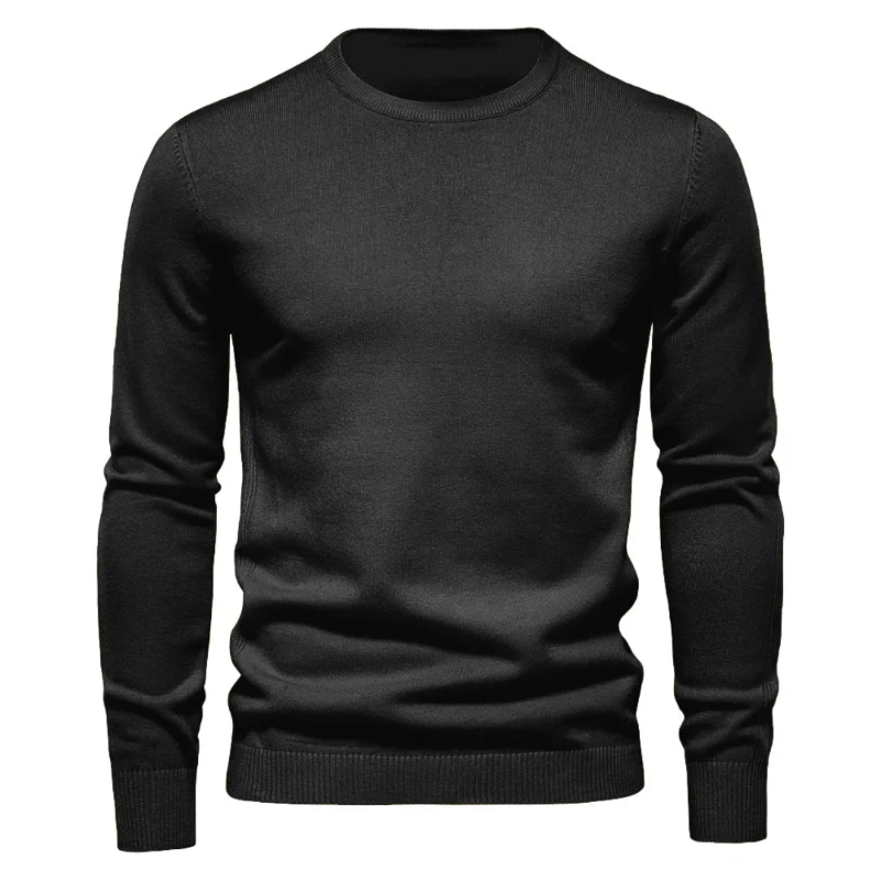 Herren-Pullover mit Rundhalsausschnitt