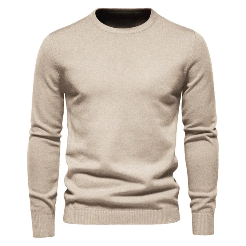 Herren-Pullover mit Rundhalsausschnitt
