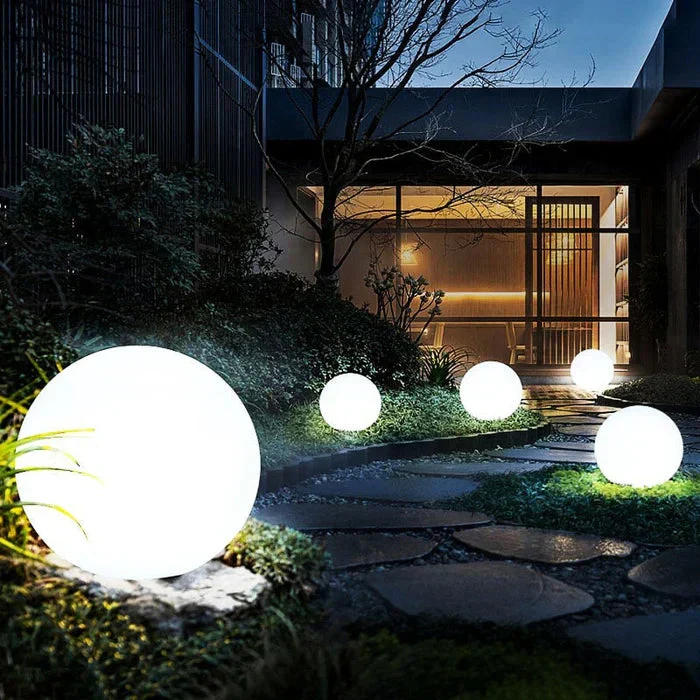 Solar Kugel Gartenbeleuchtung mit 16 Farben und Fernbedienung – LED Gartenleuchte für Innen und Außen