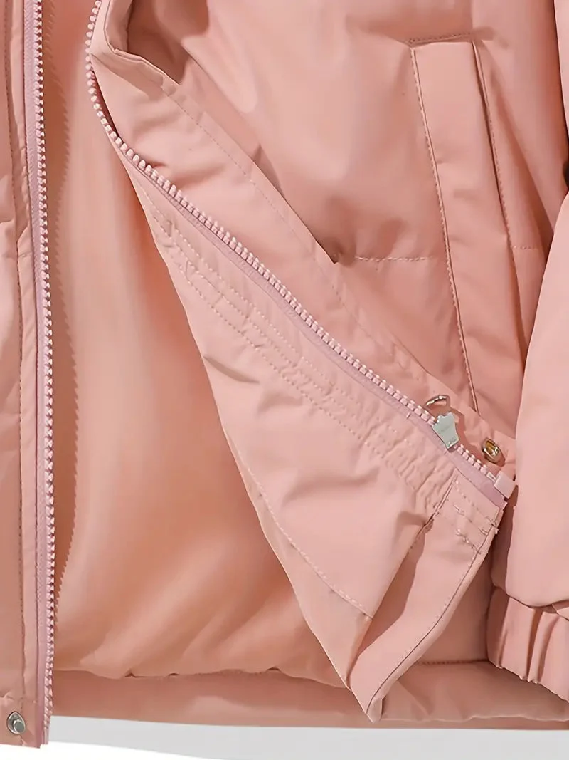 Damen-Winterjacke mit Kapuze – Wasserabweisend, hohe Wärmeisolierung, praktische Taschen