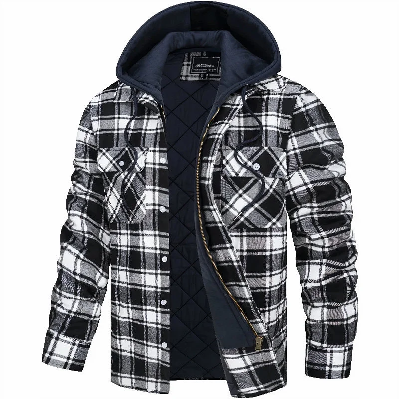 Stylische Herren-Winterjacke mit Futter – warm und vielseitig für alle Gelegenheiten