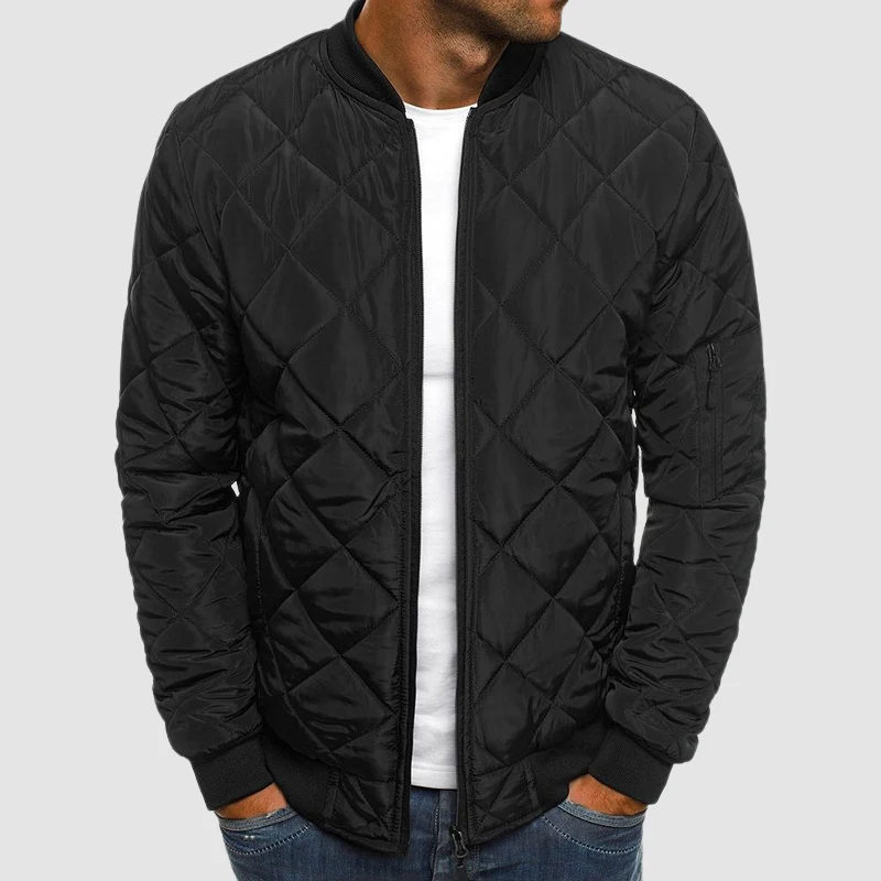 Herrenjacke mit raffinierter Passform und elegantem Revers – eine Übergangsjacke für Stil