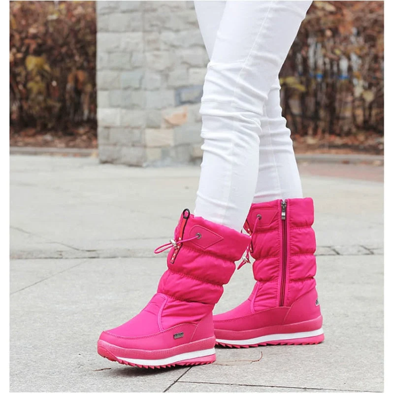 Kuschelige Winterstiefel für Damen mit wasserabweisender Obersohle – warm für Wintertage