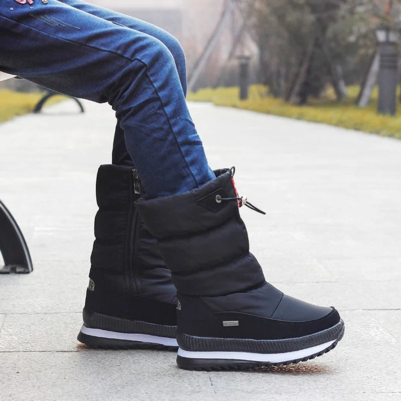 Kuschelige Winterstiefel für Damen mit wasserabweisender Obersohle – warm für Wintertage