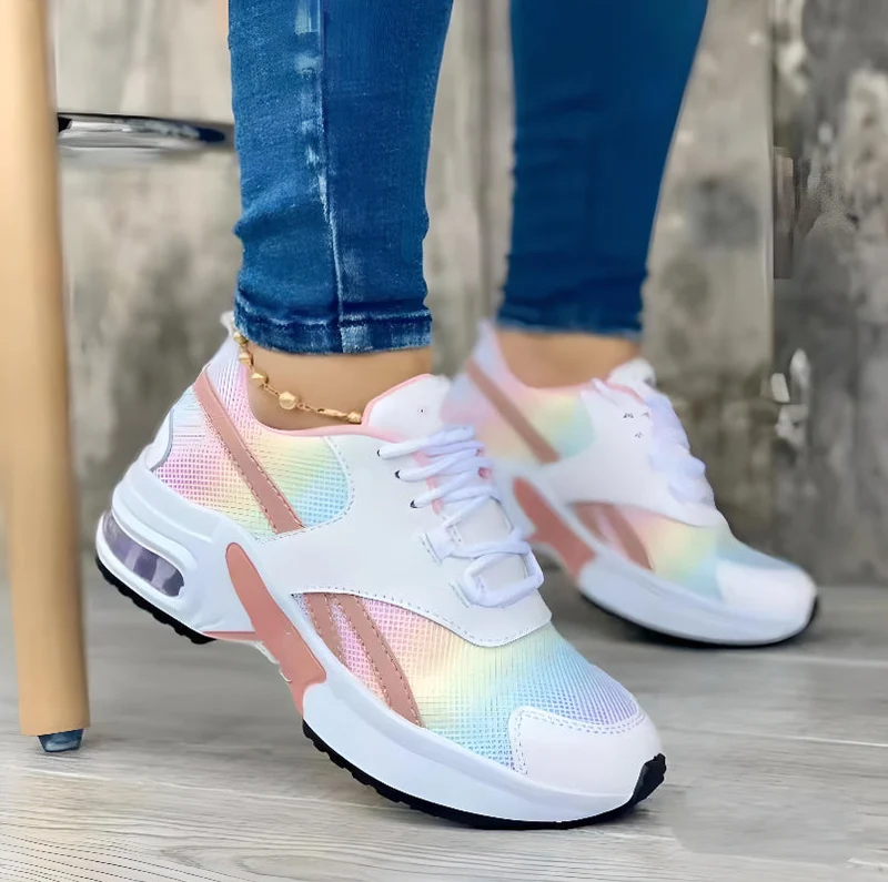 Sneakers für Damen mit dicker Sohle – Turnschuhe mit Luftpolsterplattform