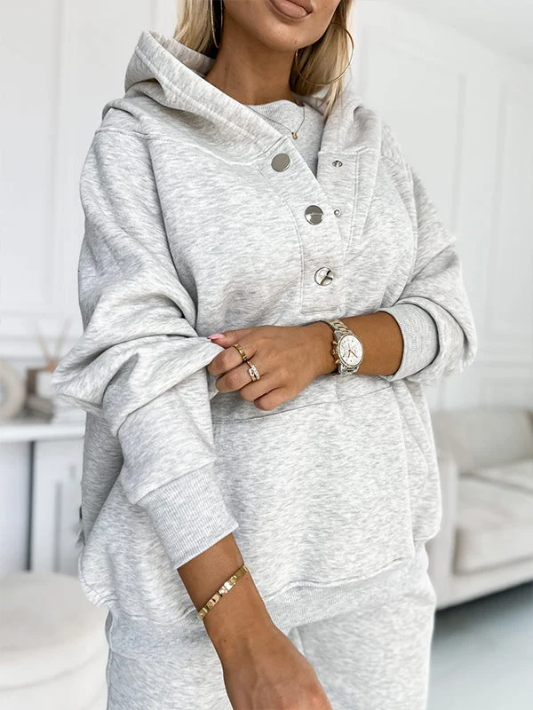 Sportliches Damen-Hoodie-Set – Sweatshirt für Freizeit und Sport