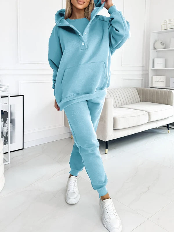 Sportliches Damen-Hoodie-Set – Sweatshirt für Freizeit und Sport