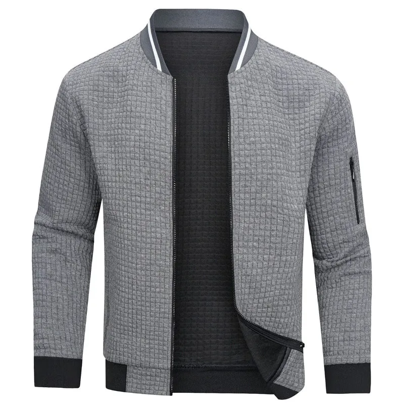 Herrenjacke mit Reißverschluss – warm und stilvoll für den Winter