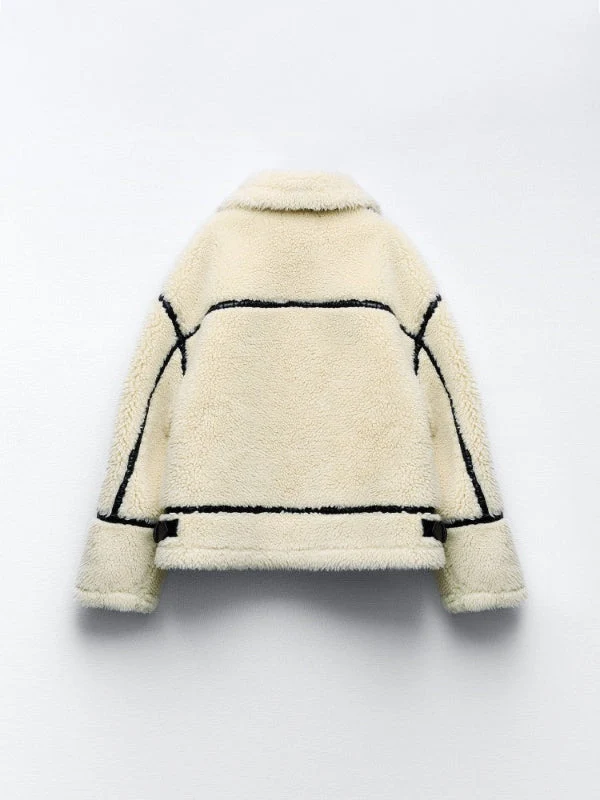 Teddyjacke aus Kunstfell für Damen – Elegante Winterjacke