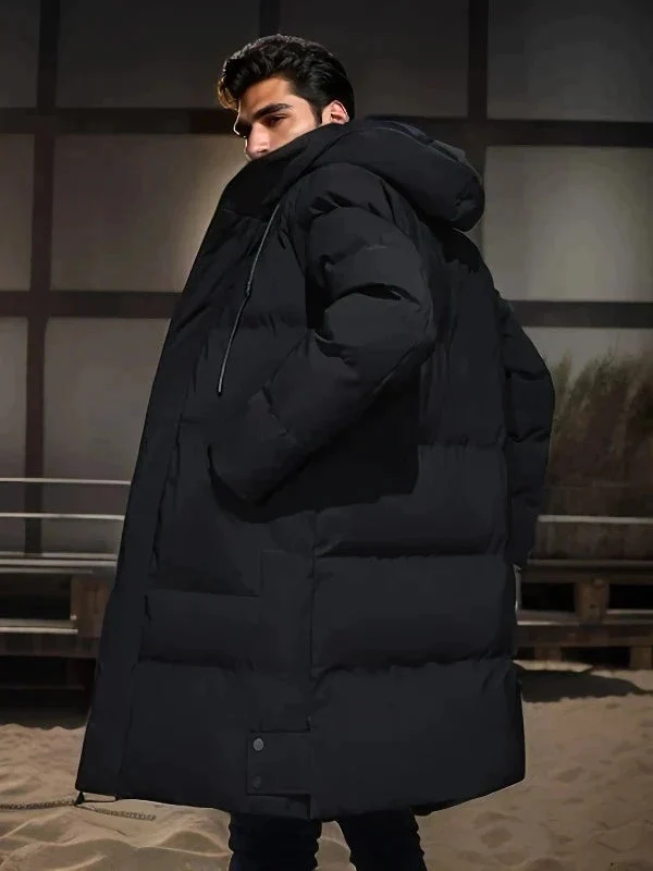 Eleganter Herrenparka – warm und stilvoll für Wintertage – feine Wattierung