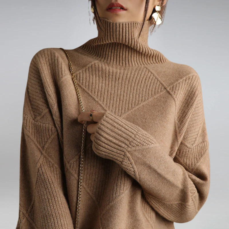 Damen-Rollkragenpullover – Warme Pullover für Damen in verschiedenen Farben