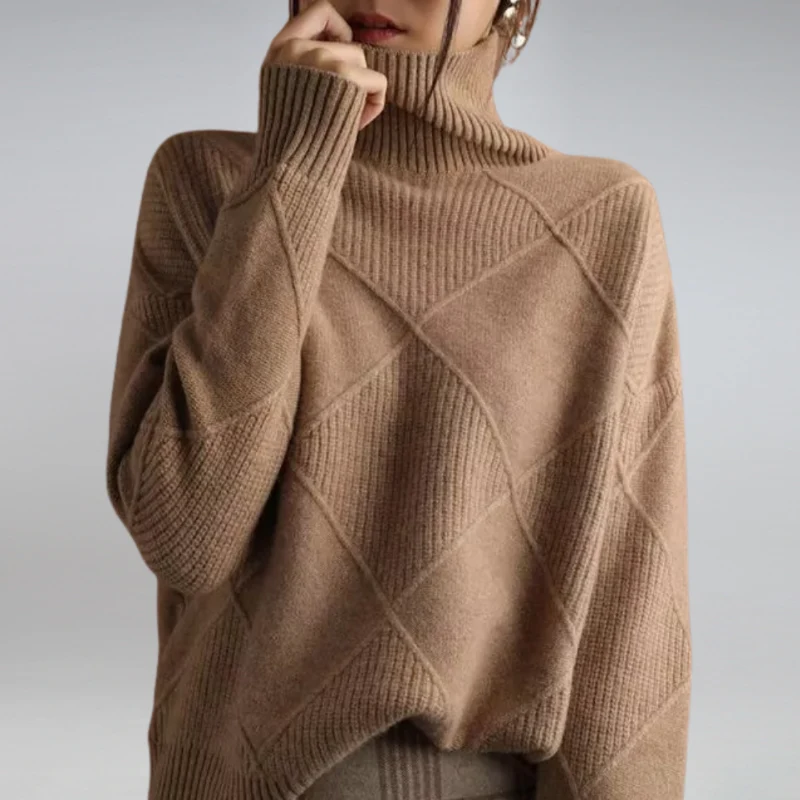 Damen-Rollkragenpullover – Warme Pullover für Damen in verschiedenen Farben