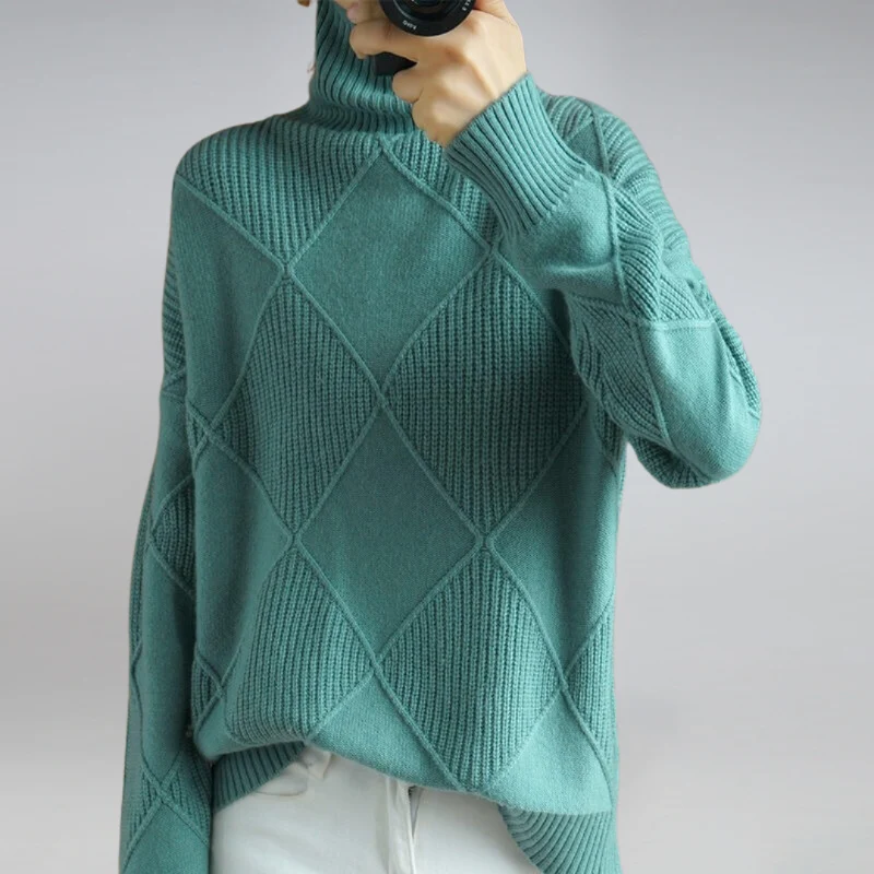 Damen-Rollkragenpullover – Warme Pullover für Damen in verschiedenen Farben