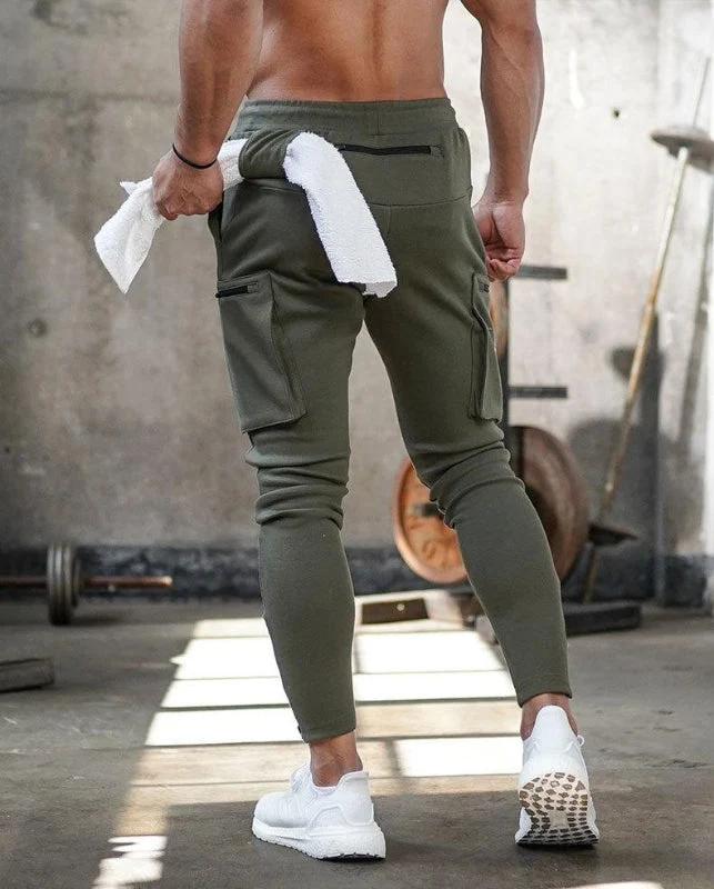 Herren-Jogginghose mit 4-Wege-Stretch und Taschen – Sporthose für Alltag und Training