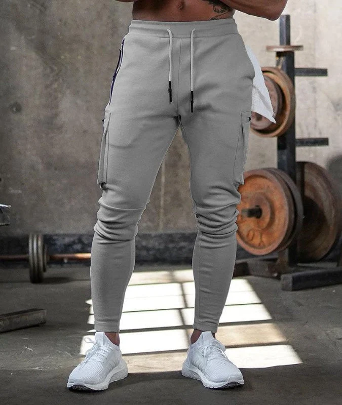 Herren-Jogginghose mit 4-Wege-Stretch und Taschen – Sporthose für Alltag und Training